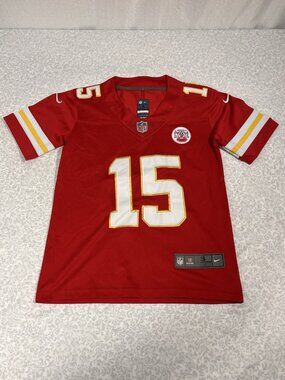 Patrick Mahomes Kansas City Chiefs Nike Jersey Youth Small On Field NFL #15 Red